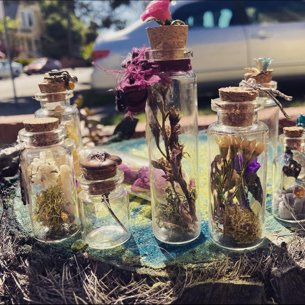 New curio bottles! So cute and interesting